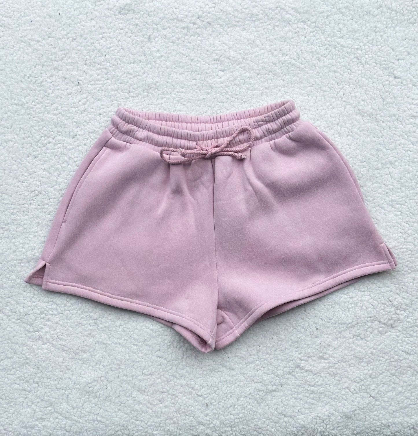 Mauve Mist Basic Blank Shorts