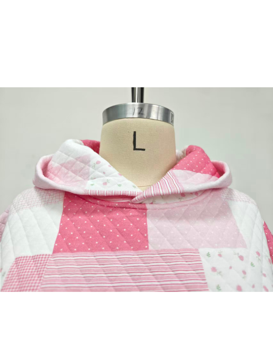 Margo Quilted Patchwork Hoodie