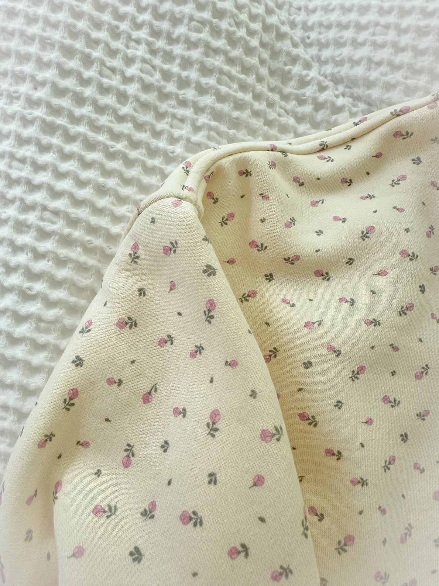 Toasted Cream Roses Floral Sunkissed Hoodie