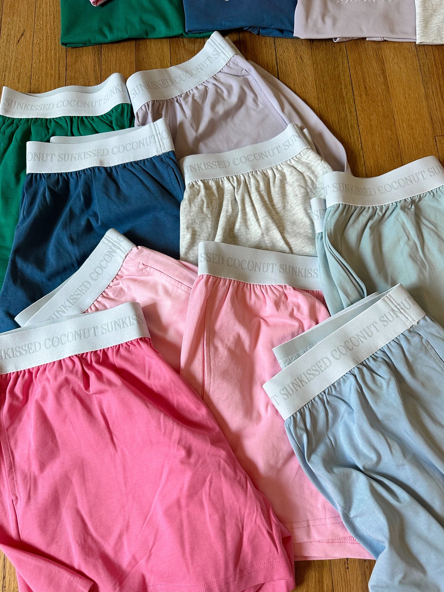 TRADESHOW Malibu Pink Basic Watercolor Shorts