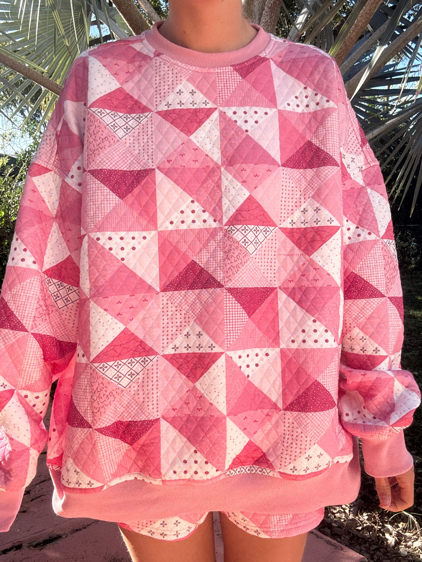 Gemma Quilted Patchwork Sweatshirt