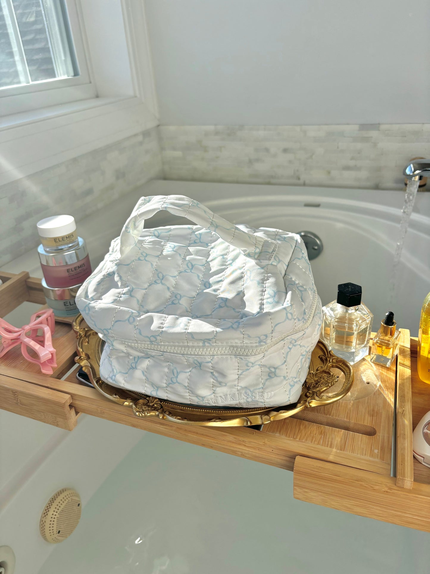 Coquette Ribbon Handmade Makeup Bag