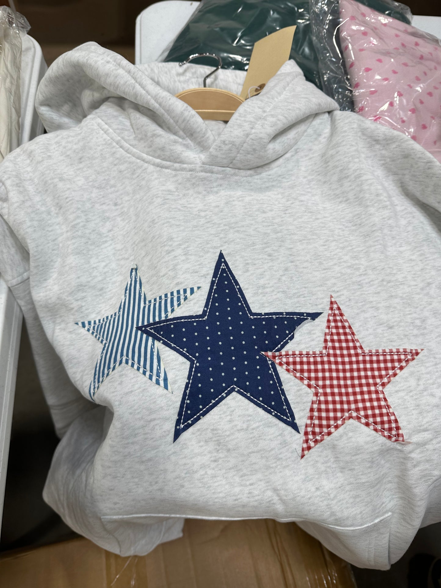3 Star Embroider Hoodie