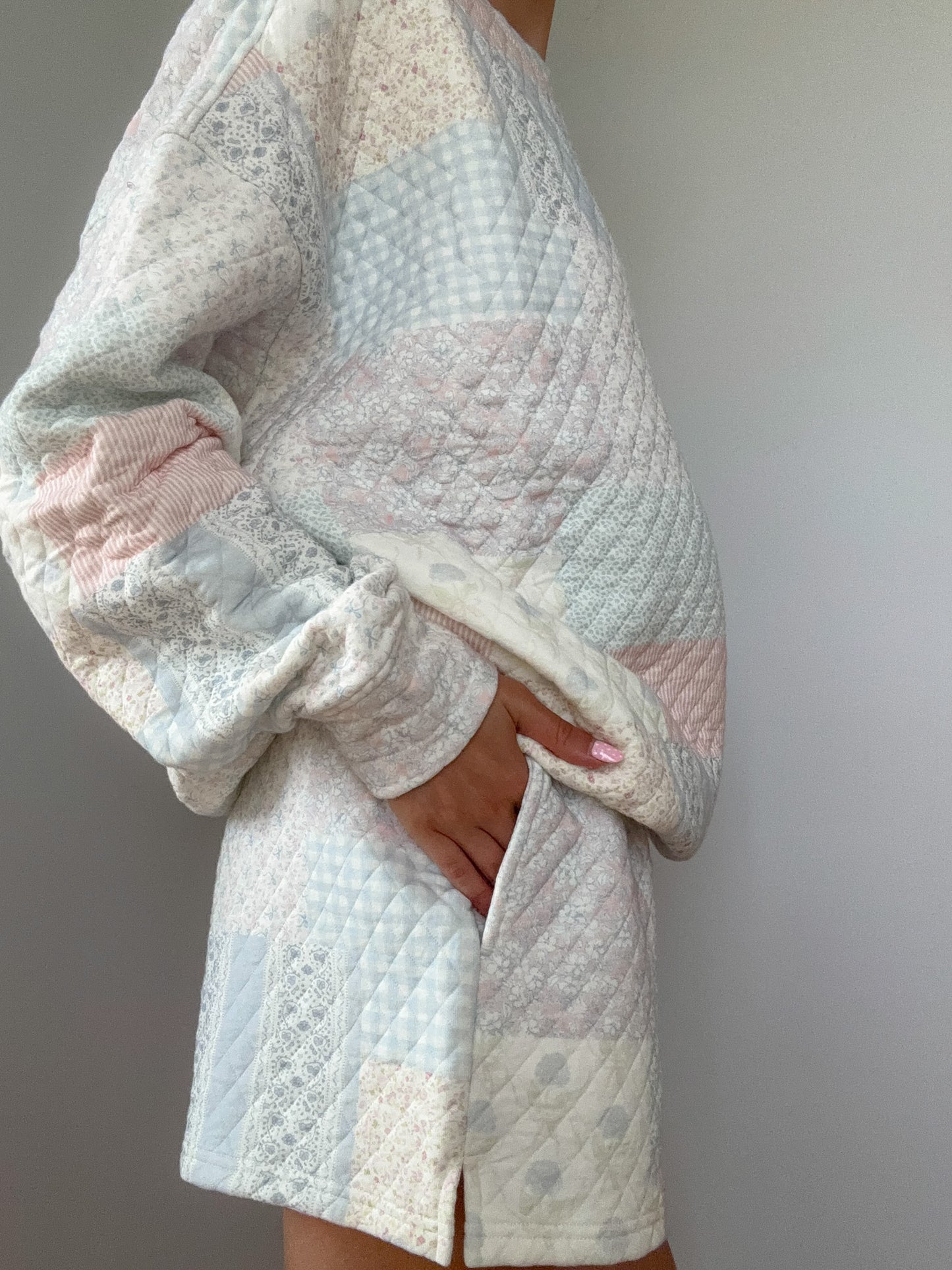 TRADESHOW Shades Of Blue Quilted Pastel Shorts