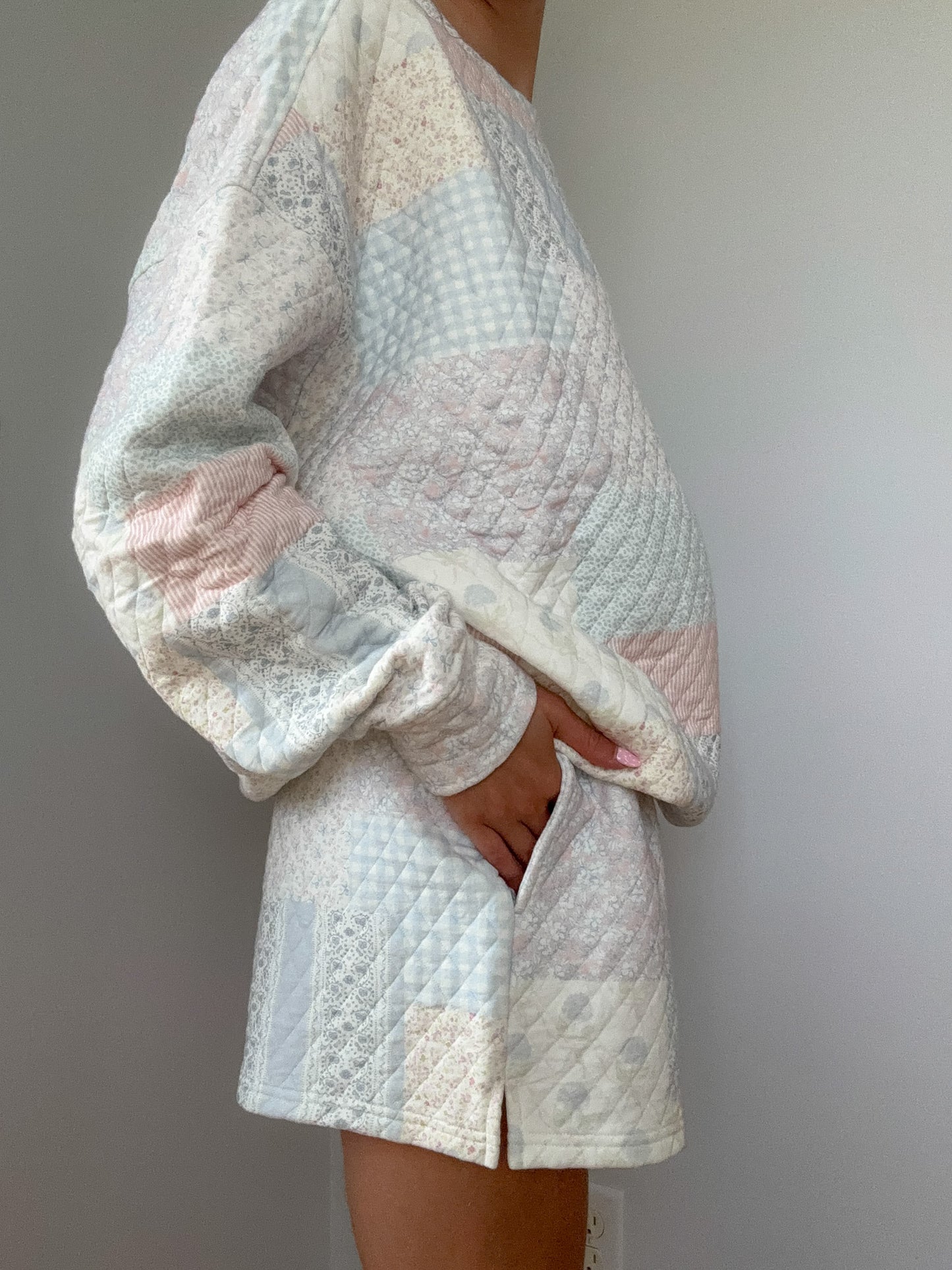 TRADESHOW Shades Of Blue Quilted Pastel Shorts