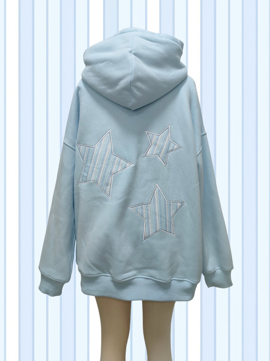 Star Lux Striped Hoodie