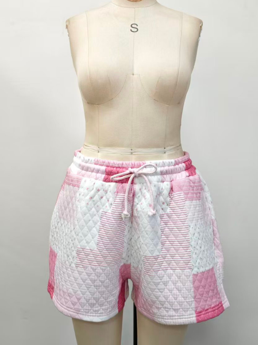 Margo Patchwork Quilted Shorts