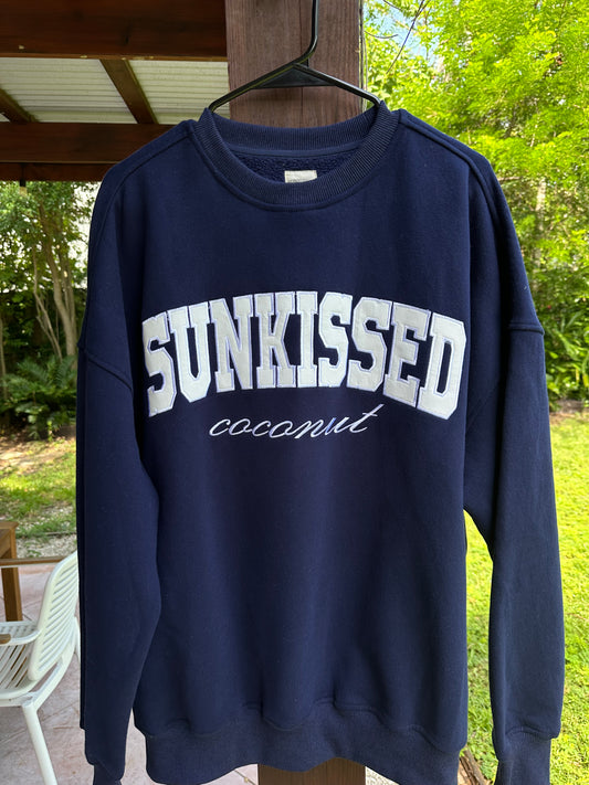 Yacht Club Sunkissed Navy Blue Sweatshirt