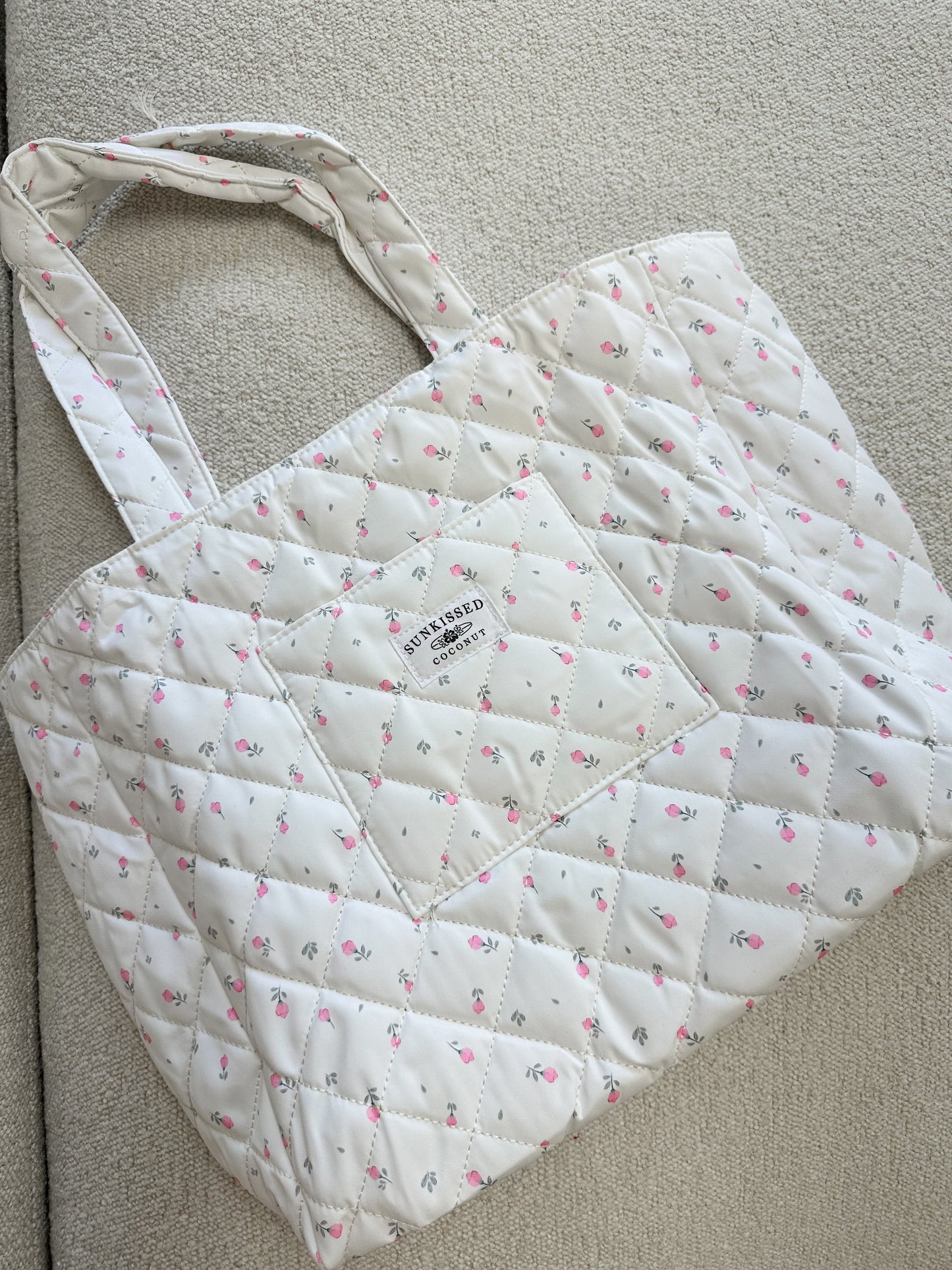 Roses Handmade Tote Bag