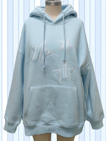 Star Lux Striped Hoodie