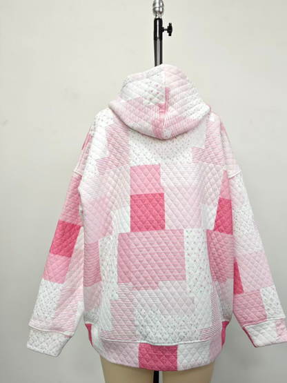 Margo Quilted Patchwork Hoodie