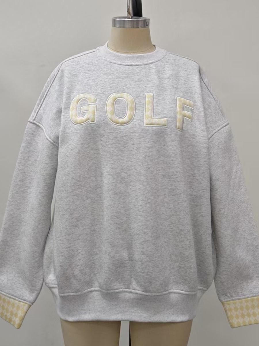 Pearl Grey Golf Sweatshirt