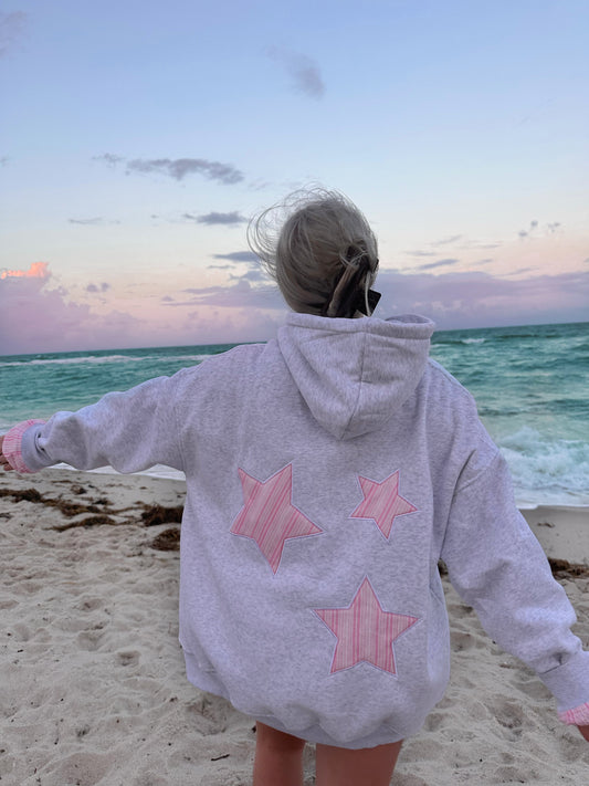 Star Lux Striped Hoodie