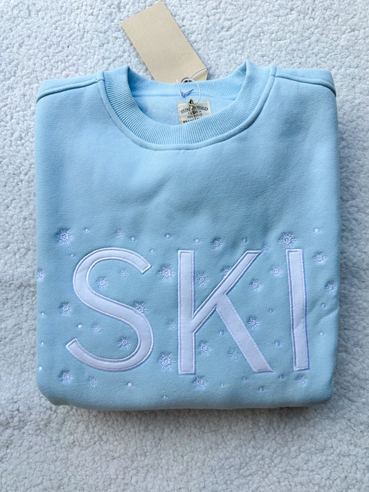 Ski Snowflake Sweatshirt