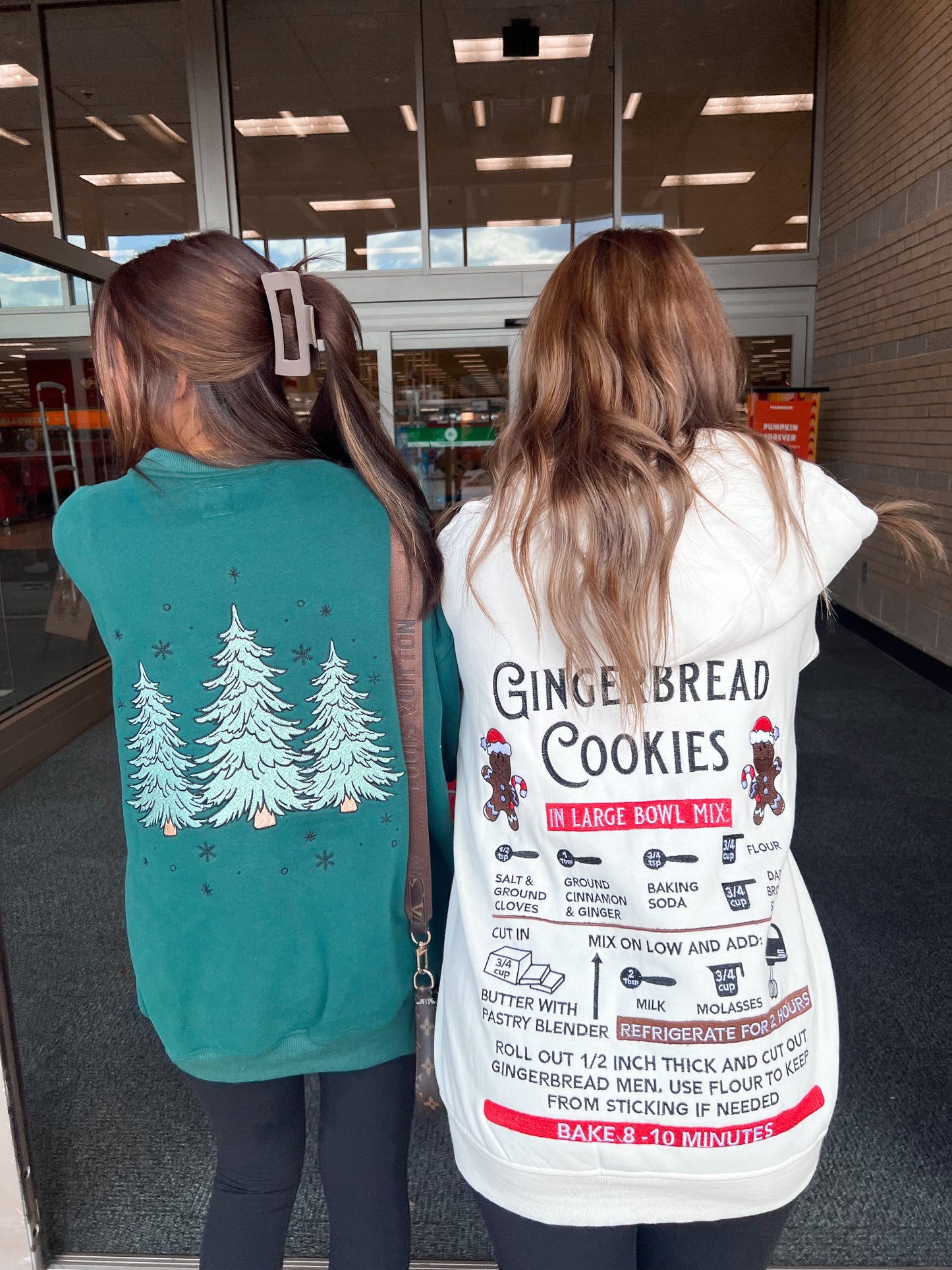 Ivory Gingerbread Recipe Christmas Embroider Hoodie