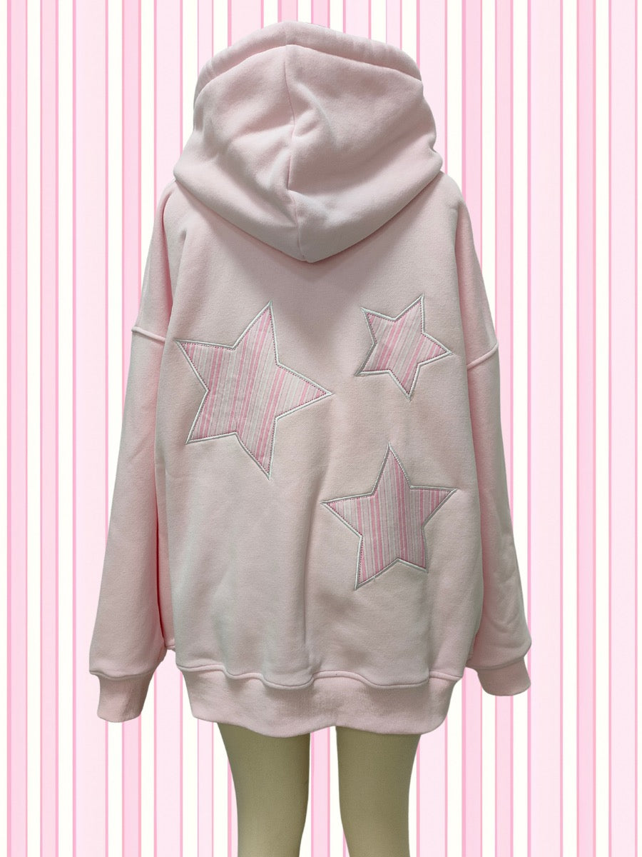 Star Lux Striped Hoodie