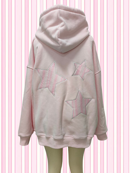 Star Lux Striped Hoodie