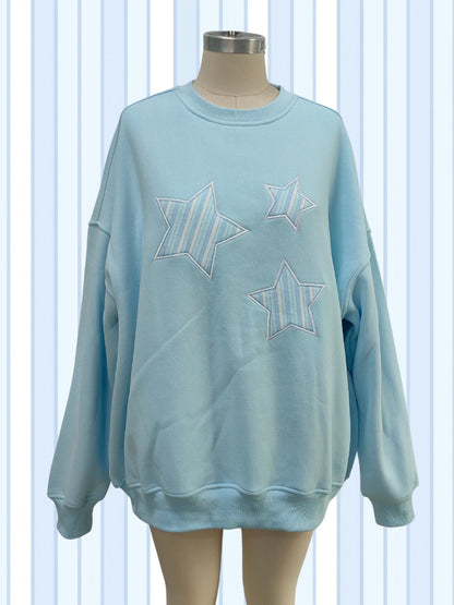 Star Lux Striped Sweatshirt