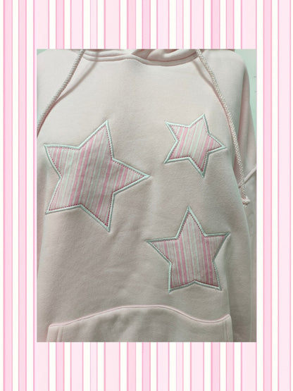 Star Lux Striped Hoodie