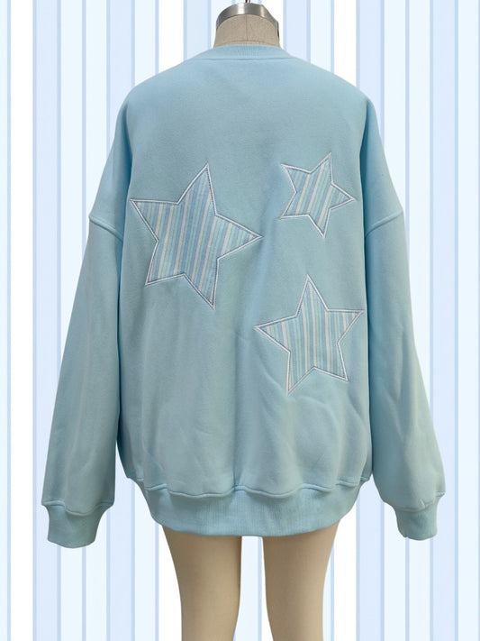 Star Lux Striped Sweatshirt