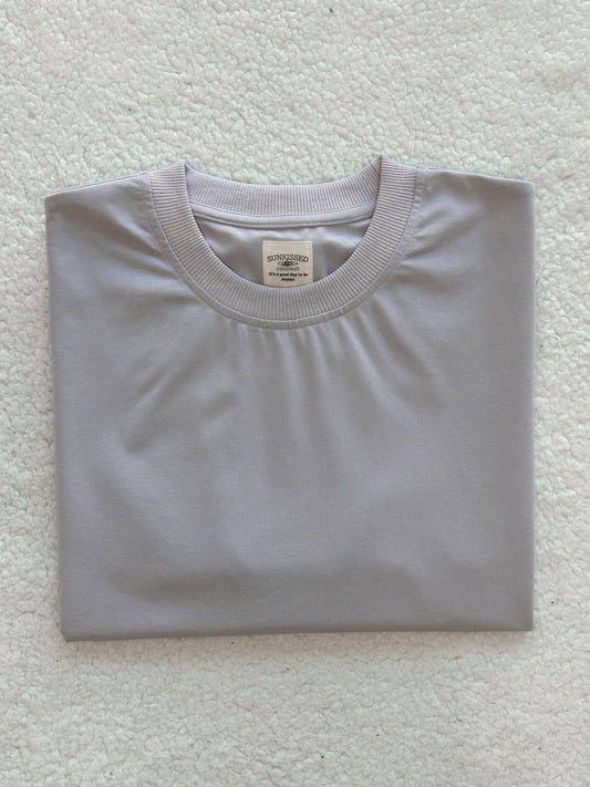 Italian Purple Basic Blank Tee