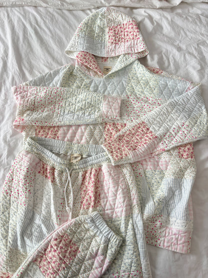 Quilted Pastel Hoodie