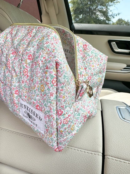 Medium Floral Day In The Park Handmade Handle Bag