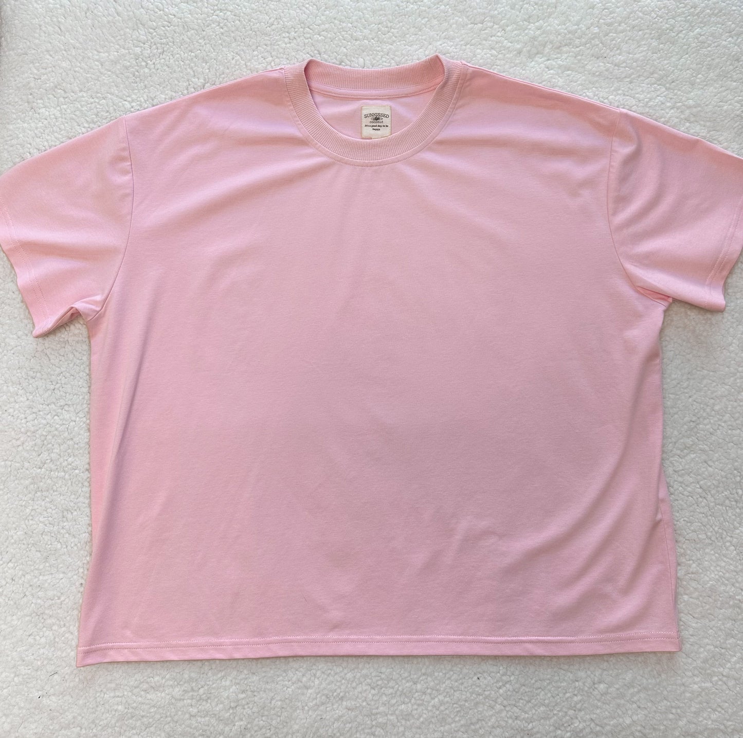 Blair Pink Basic Blank Tee