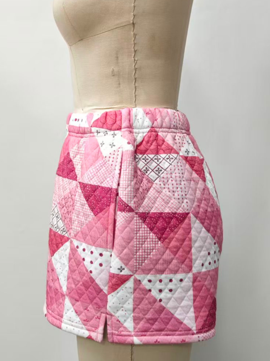 Gemma Patchwork Quilted Shorts