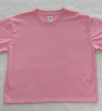 Lush Pink Basic Blank Tee