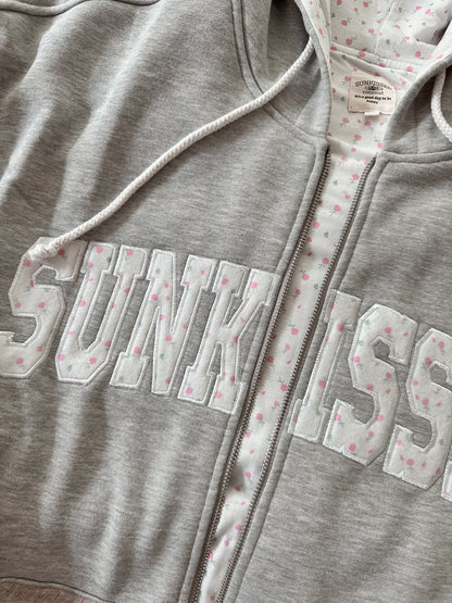 Roses Sunkissedcoconut Full Zip Hoodie