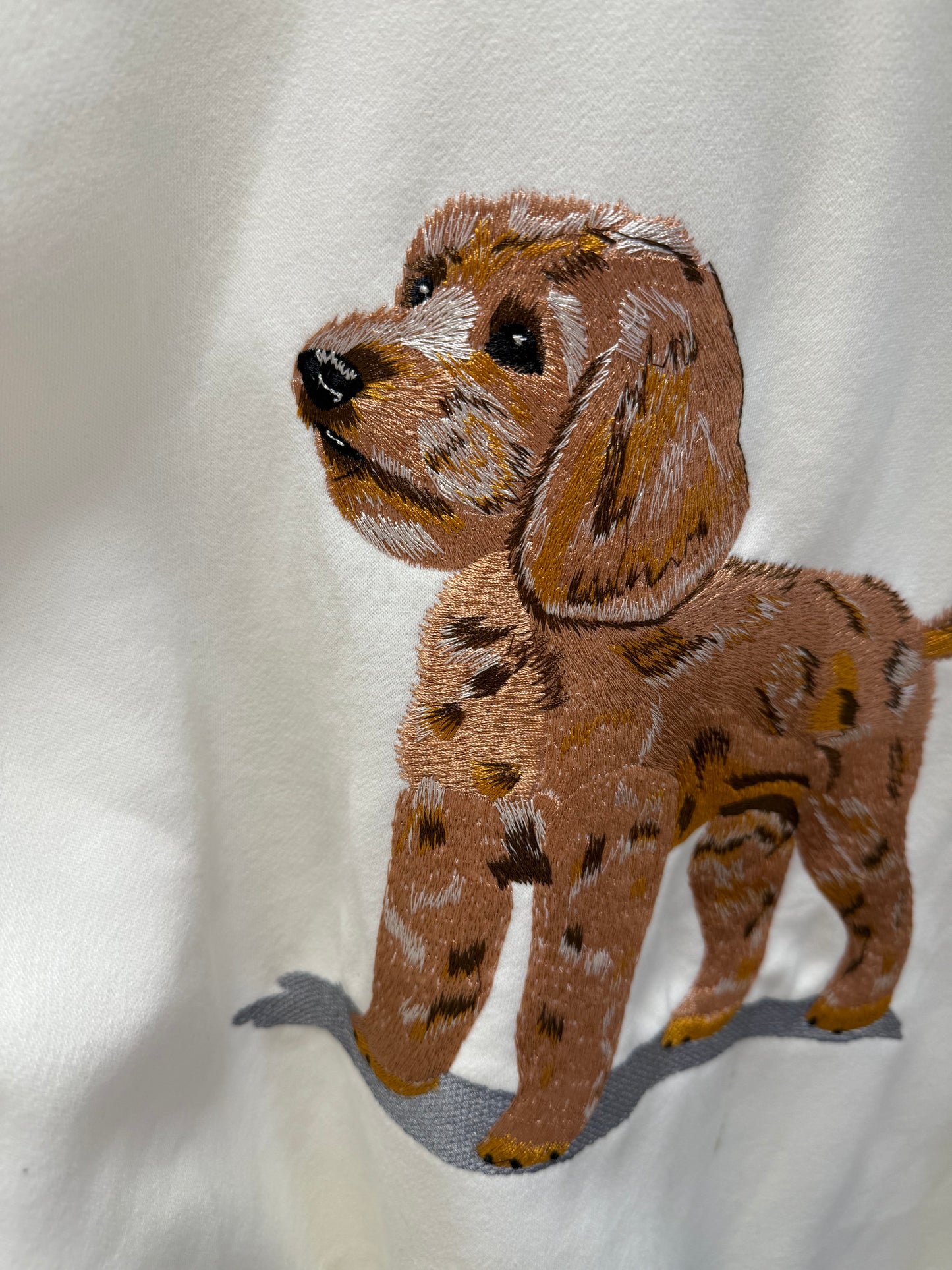 Golden Doodle Dog Embroider Sweatshirt