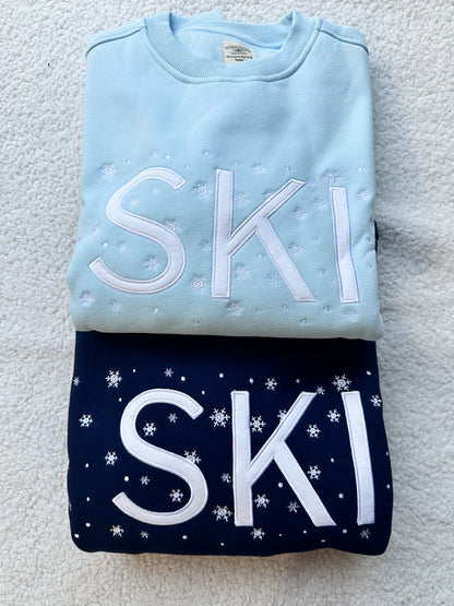 Ski Snowflake Sweatshirt