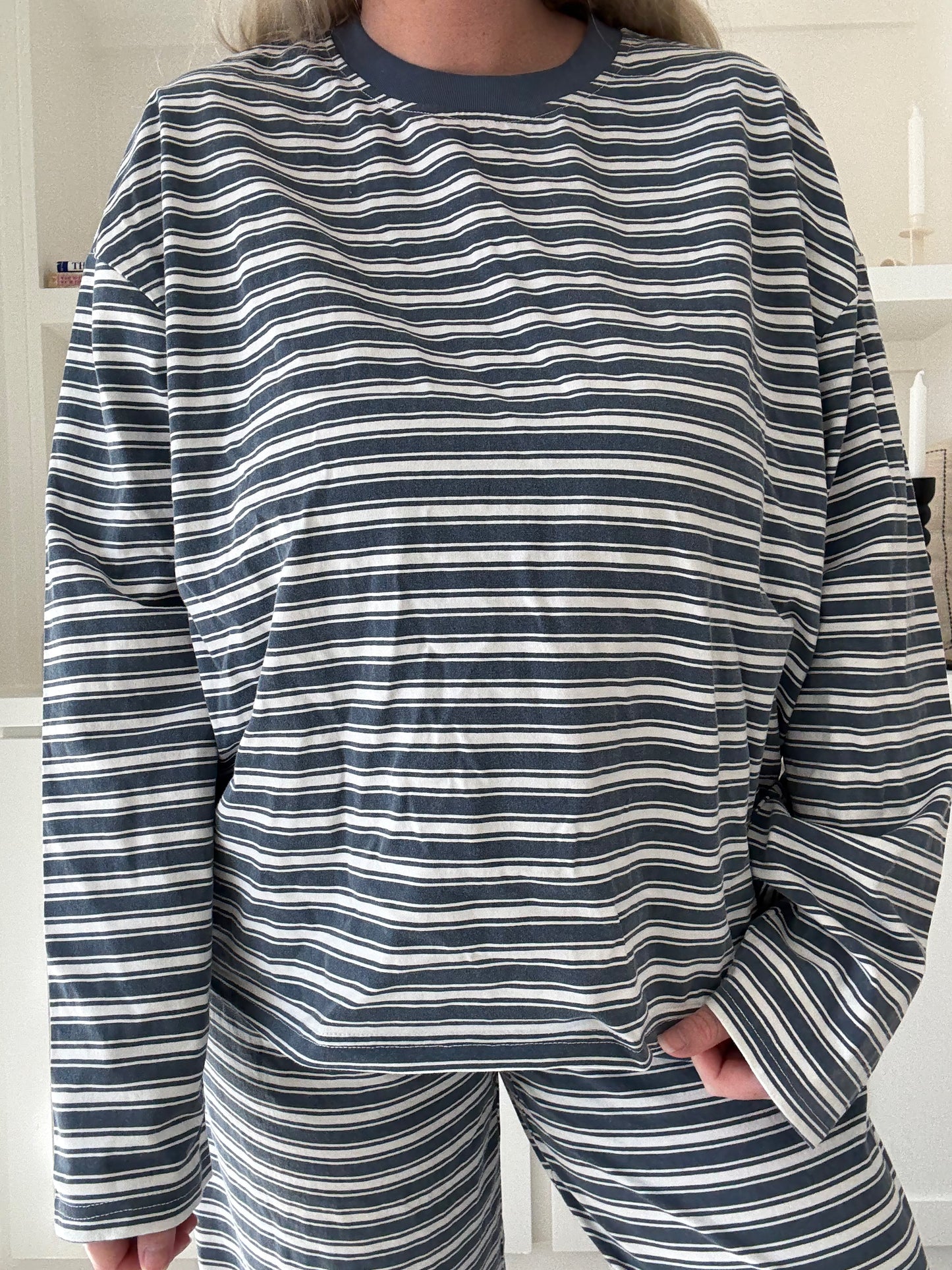 Billie Striped Loungewear Long Sleeve Top