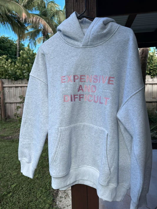 Expensive And Difficult Embroider Hoodie
