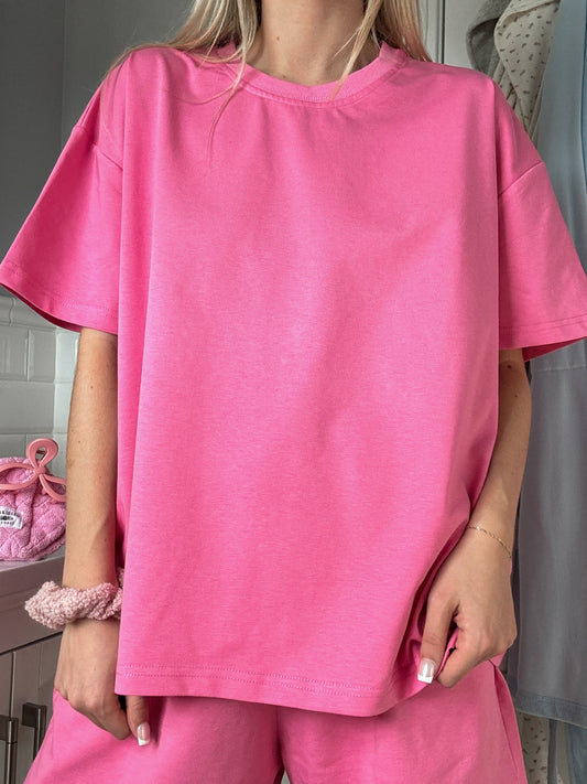 TRADESHOW Malibu Pink Basic Blank Tee