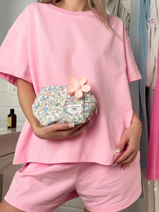 TRADESHOW Lush Pink Basic Blank Tee