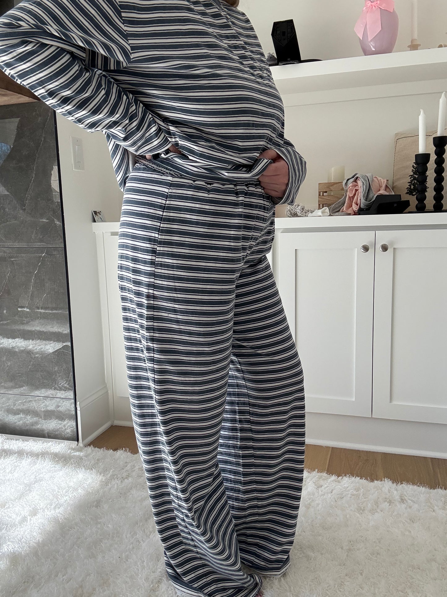 Billie Striped Loungewear Pants