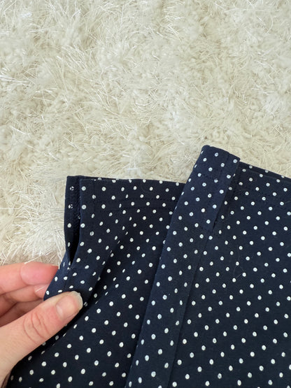 Navy Blue Polka Dot Loungewear Pants
