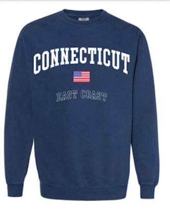 Connecticut Embroider Sweatshirt