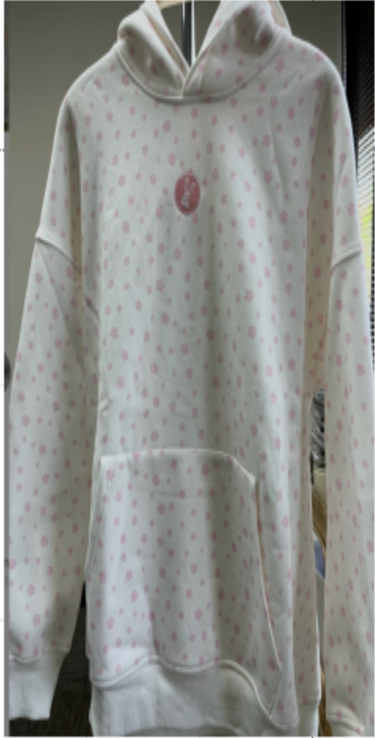 Pink Lilo Flower Bun & Covy Embroider Hoodie