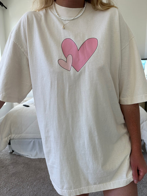 Two Hearts Simple Tee