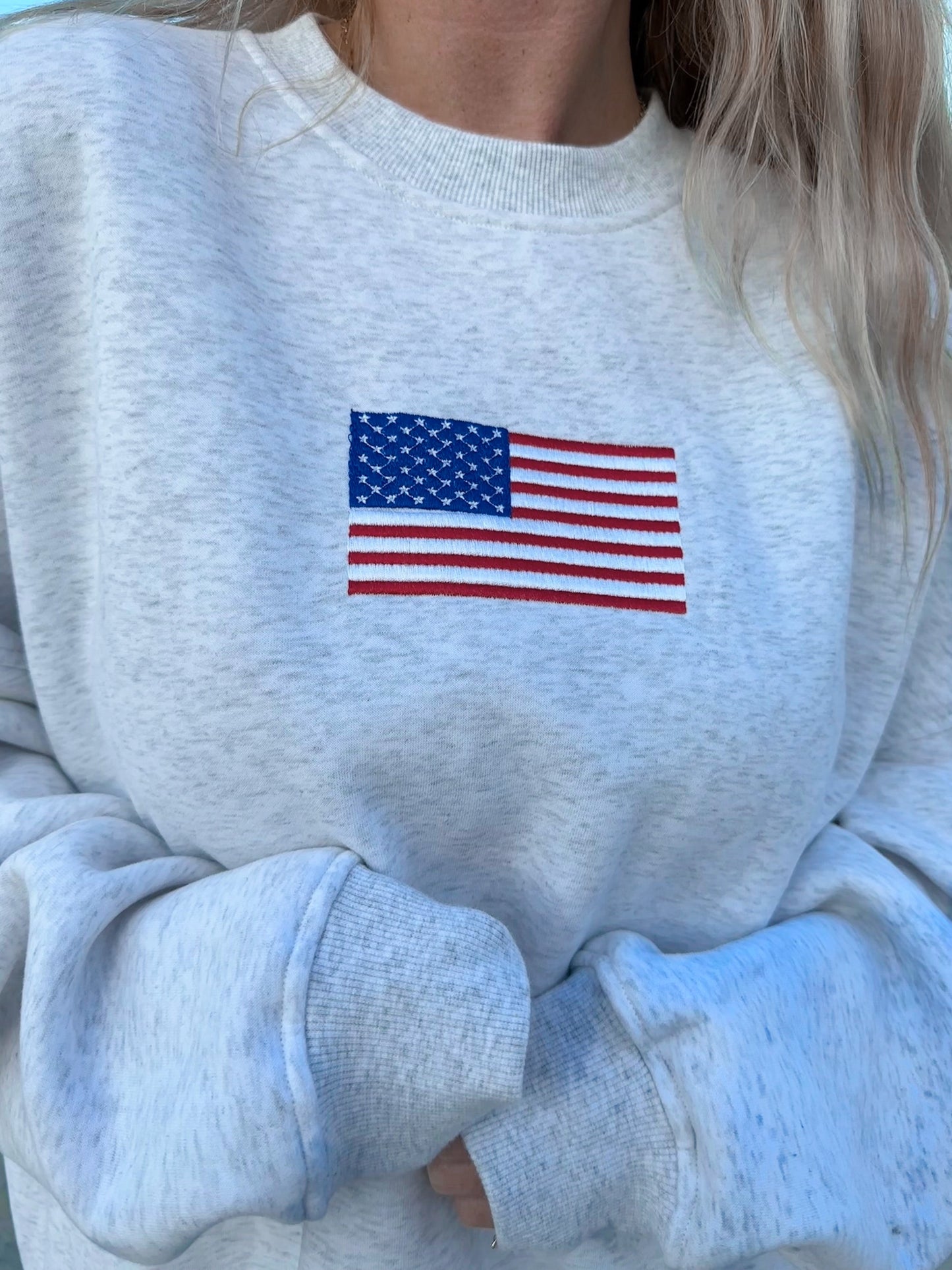 Vintage American Flag Sweatshirt