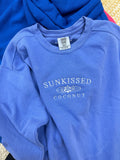 Flo Blue Embroider Sunkissedcoconut Sweatshirt