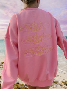 SURFBOARD CREW SWEATSHIRT