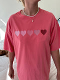 Ombre Hearts Valentines Day Tee